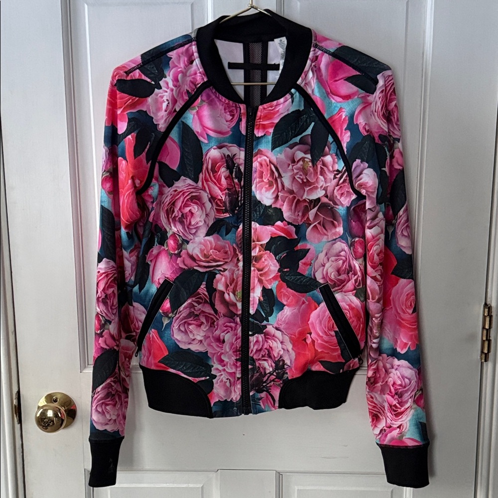 Lululemon Floral Women's Bomber thin Jacket